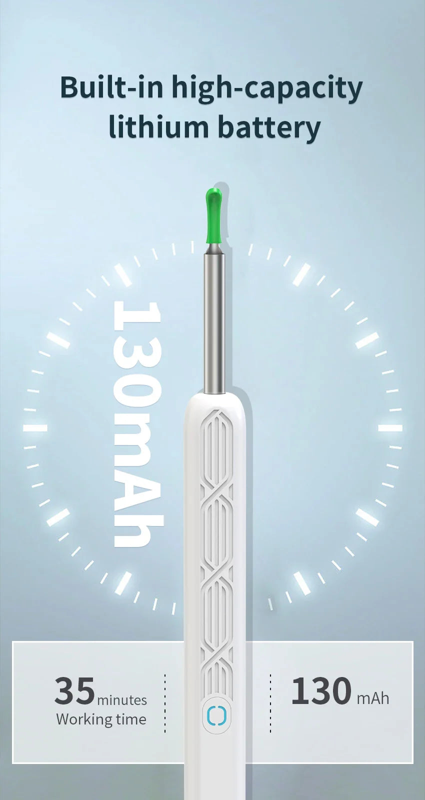 2025 Wireless Smart Earpick – HD Camera Ear Wax Cleaner with 6 LED Lights for iOS & Android