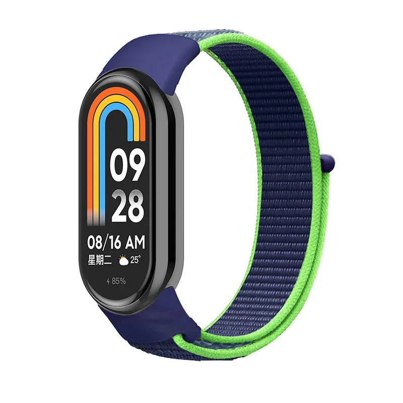 Sport Nylon Loop Strap for Xiaomi Mi Band 9 8 NFC – Replacement Wristband for Mi Band 7 6 5 4 3