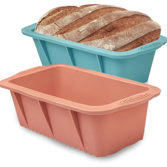 Silicone Rectangular Bread Loaf Mold – Non-Stick Tray for Easy Release, Perfect for Baking Breads and Cakes