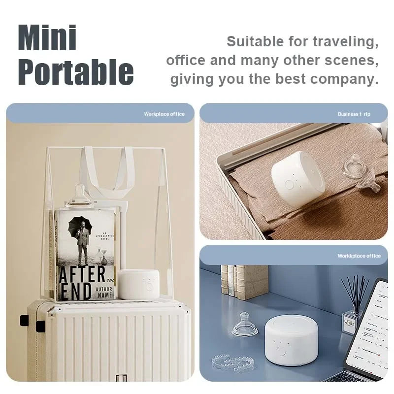 Xiaomi MIJIA Electric Braces & Retainer Cleaning Box – Multifunctional Denture & Jewelry Cleaner, Orthodontic Care Machine