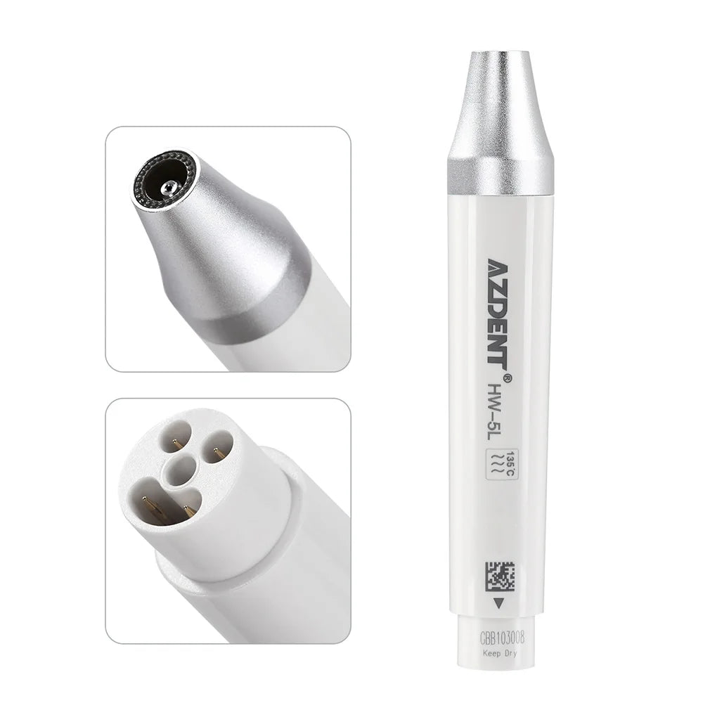 AZDENT Ultrasonic Piezo Scaler Handpiece – Compatible with SATELEC, DTE, WOODPECKER, EMS, VRN, 135° Sterilized