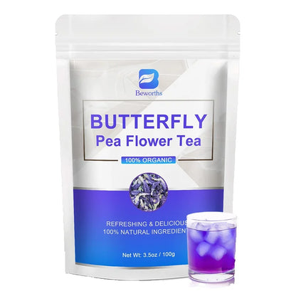 BEWORTHS 100% Natural Butterfly Herb Extract — Immunity Boost with Vitamin C & E Antioxidants for Beauty