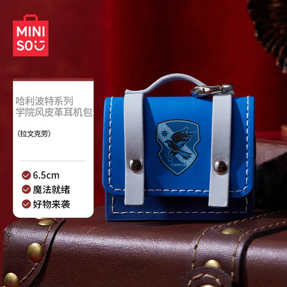 Harry Potter College Style Leather Bag – Portable Headset Protection & Storage Ba