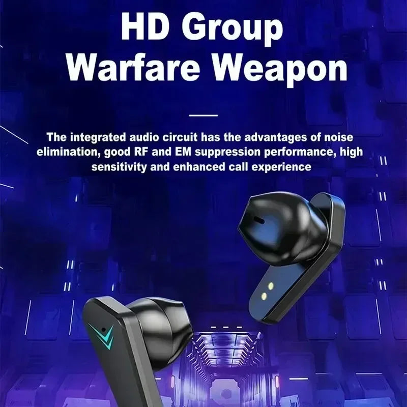 X15 TWS Wireless Bluetooth Earphones – 65ms Low Latency Gaming Earbuds with Mic for Esports & Xiaomi Devices