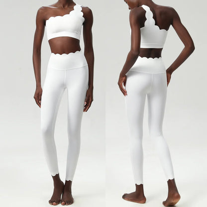 2PCS Women’s Seamless Yoga & Fitness Set – Sports Bra with Leggings & Gym Shorts Workout Outfit