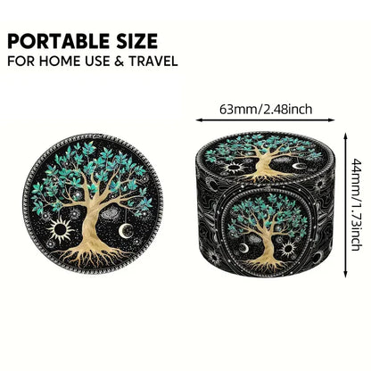 Mini 4-Layer Metal Herb Grinder — 63mm Zinc Alloy Tobacco & Dry Herb Crusher for Smoking Accessories