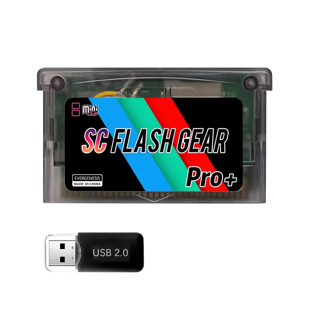 SCFW V1.5 Mini 1000+ in 1 Flash GBA Card – GBA/GBC/GB/NES with Adapter & 8GB TF Card