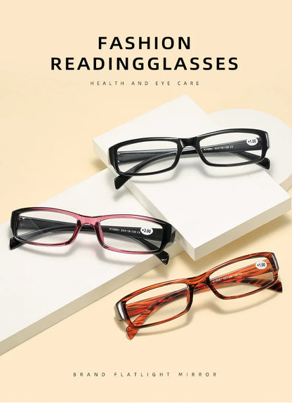 New Resin Wood Grain Reading Glasses – Presbyopic Eyewear for Men & Women, Stylish Gafas De Lectura Mujer