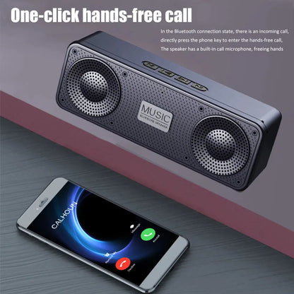 S18 Wireless Creative Bluetooth Smart Speaker - Portable Subwoofer for Mobile Phone Audio, Computer, and Outdoor Use