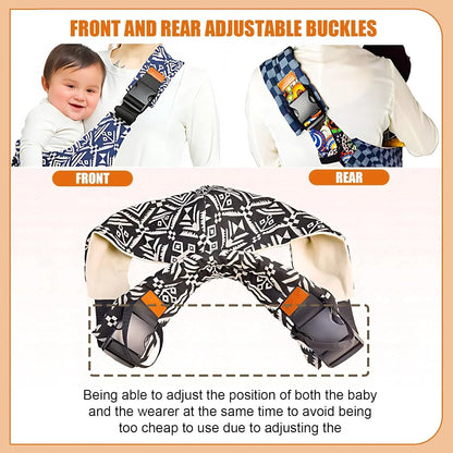 Newborn Baby Carrier Crossbody Wrap – Adjustable Hip-Seat Sling Bag for Toddlers, Portable Infant Travel Bag