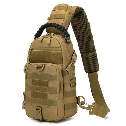 Camping Tactical Chest Bag – MOLLE Sling Backpack for Men, Outdoor Hiking, Cycling & Fishing