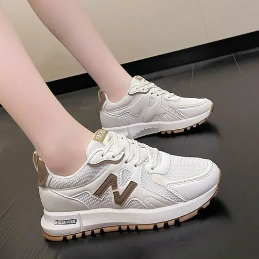 Sports Shoes for Women – 2024 Spring New Versatile Anti-Slip Casual Shoes, Soft Sole Running Little White Shoes
