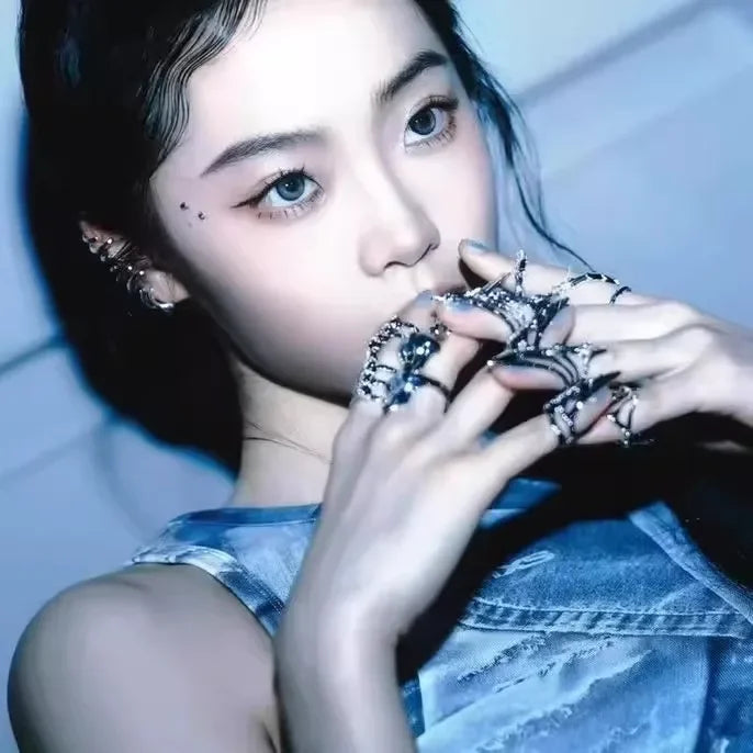 New Gothic Rock Punk Fingertip Nail Ring | Metal Manicure Jewelry Accessories for Women, Party & Gift for Girlfriends