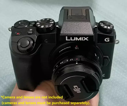 Original DJI 15mm F1.7 M4/3 Mount Lens – Wide-Angle Mirrorless Lens for Panasonic
