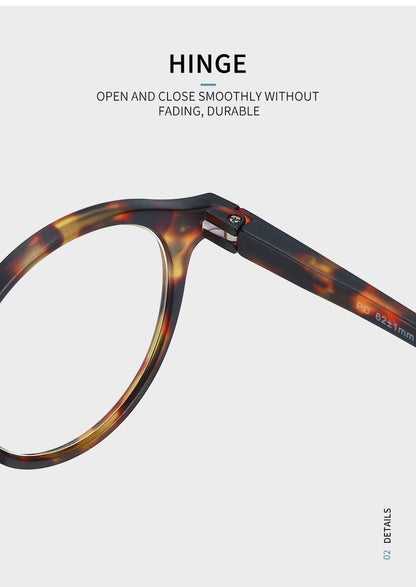 ZENOTTIC 2025 Retro Reading Glasses – Anti-Blue Light Blocking Eyeglasses for Women & Men, Diopter 0 to 4.0