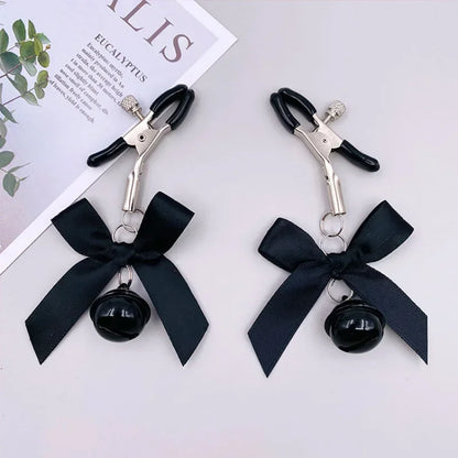 Stainless Steel Nipple Clip Accessories – Butterfly Style Metal Body Jewelry for Couples