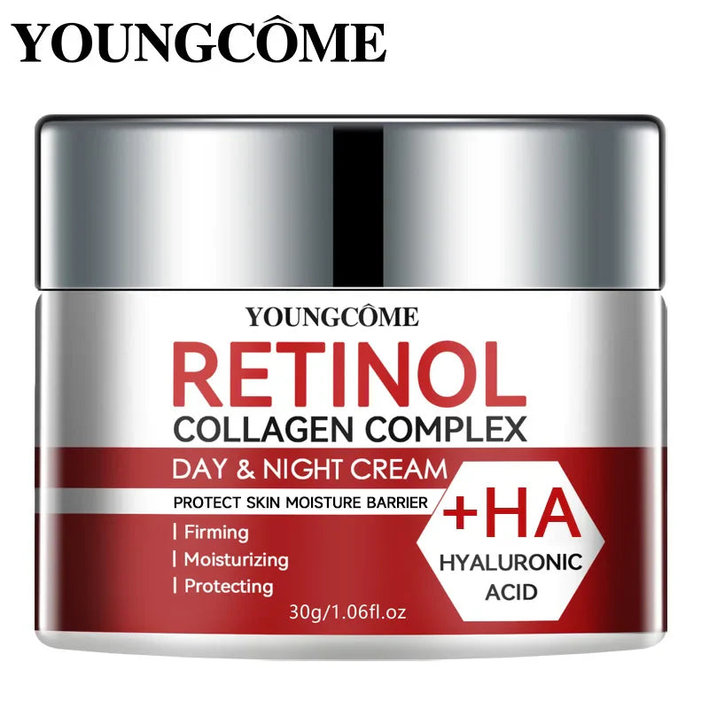 Retinol & Collagen Facial Moisturizing Cream – Deep Hydration Anti-Aging Skin Care, Dry Skin Repair & Nourishing Face Cream