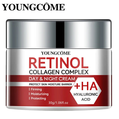Retinol & Collagen Facial Moisturizing Cream – Deep Hydration Anti-Aging Skin Care, Dry Skin Repair & Nourishing Face Cream