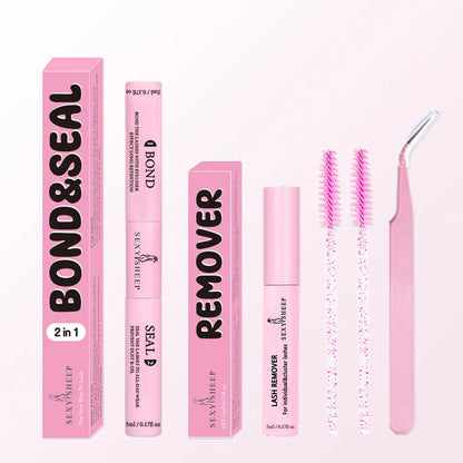 10ML Lash Cluster Glue & Seal – 2-in-1 Eyelash Adhesive for Long-Lasting Black Lash Bond