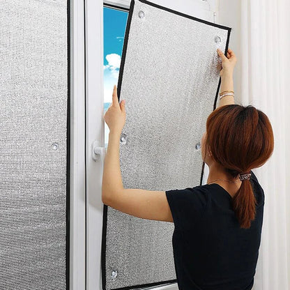 Home Window Sun Shade Film: Aluminum Foil Insulation for Anti-UV Sun Protection - Sunshine Room Protector