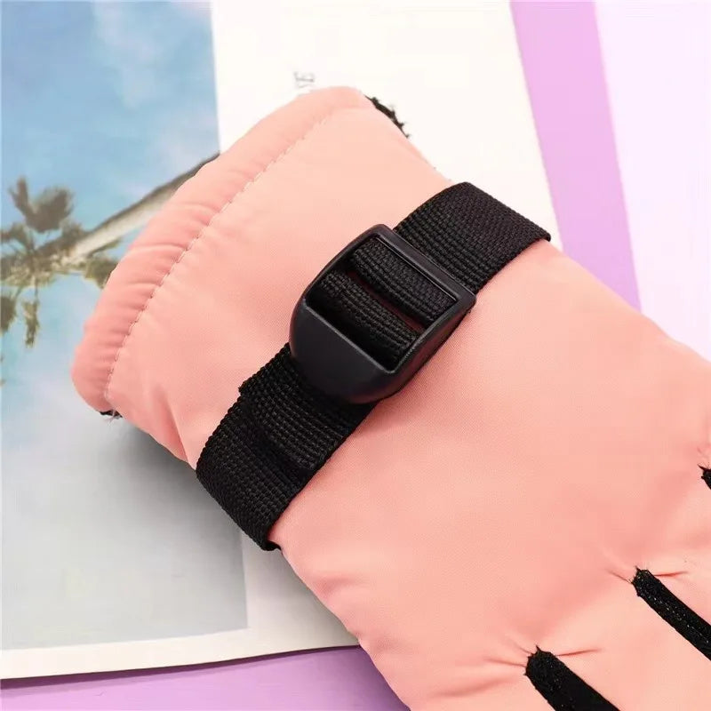 Kids Waterproof Winter Gloves – Full Finger Thermal Snow Mittens for Boys & Girls Aged 3-13