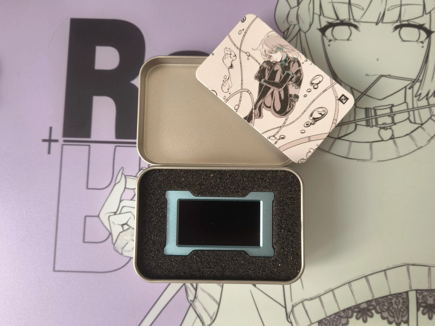 HMLAB ZNEO Gaming USB Hub – 2-to-3 Port with 8K Hz, Independent Power & Screen for Gaming Desk Setup