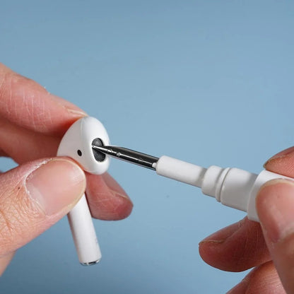 2-in-1 Earphones Cleaning Kit — Brush & Pen for AirPods 3, Pro Cases, and Earbuds Maintenance