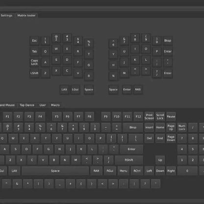 Silakka54 Split Wired Hot-Swap Keyboard — Ergonomic RP2040zero, QMK/VIAL Supported, Custom PC Gamer Accessory