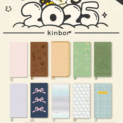 Kinbor 2025 Weekly Planner – Two Pages per Week Schedule Book for Time Management & Daily Efficiency