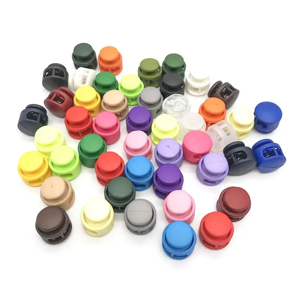 10Pcs Paracord Lanyard Cord Lock Stopper – Spring Toggle Clips for Backpacks, Sportswear, Shoelaces & Bags