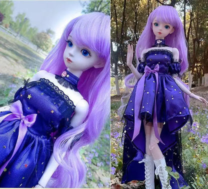 60cm BJD Doll Clothes – Cute Kawaii Outfits for 1/3, 1/4 & 1/6 Dolls, Variety of Accessories for Children’s Toys