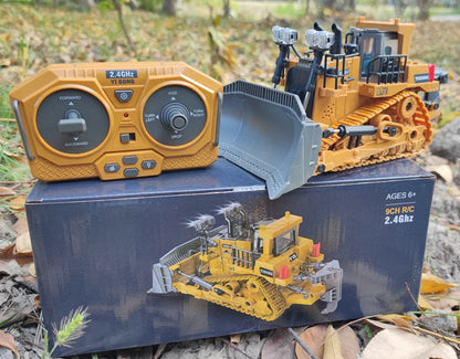 4WD RC Excavator Alloy Dump Truck Bulldozer | Remote Control Construction Vehicle Toy for Kids
