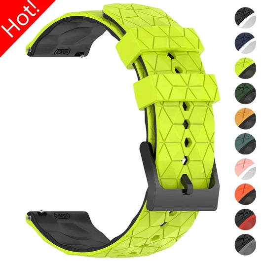 20mm/22mm Silicone Strap for Samsung Galaxy Watch 7/6/5/4 & Huawei GT3/4Pro – Universal Band for Classic Gear S3