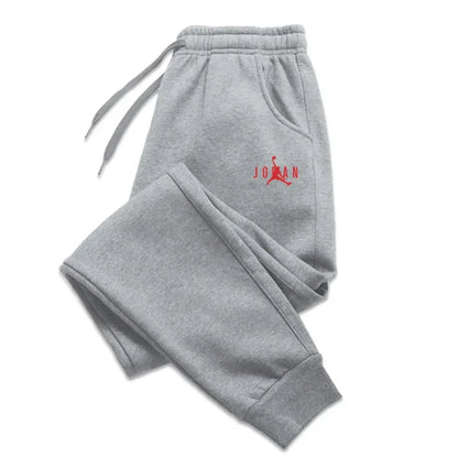 Autumn Winter Men's Joggers – Drawstring Casual Fleece Sweatpants, Workout, Running, Gym Fitness Sports Trousers