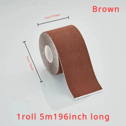 Sports Tape Muscle Patch - 5cm x 5m Lift Chest Tape, Anti-Sagging Knee & Elbow Stretch Fitness Brace