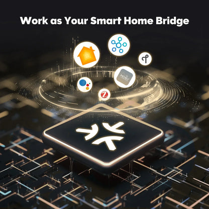 MOES Matter Gateway - Smart Home Control with Tuya Zigbee, Siri, HomeKit, SmartThings & Google Assistant Compatibility