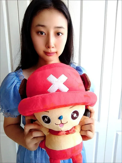35-70cm One Piece Tony Tony Chopper Plush Doll – Soft Anime Figure, Bedroom Decoration, Sleeping Pillow & Kids Xmas Gift Toy