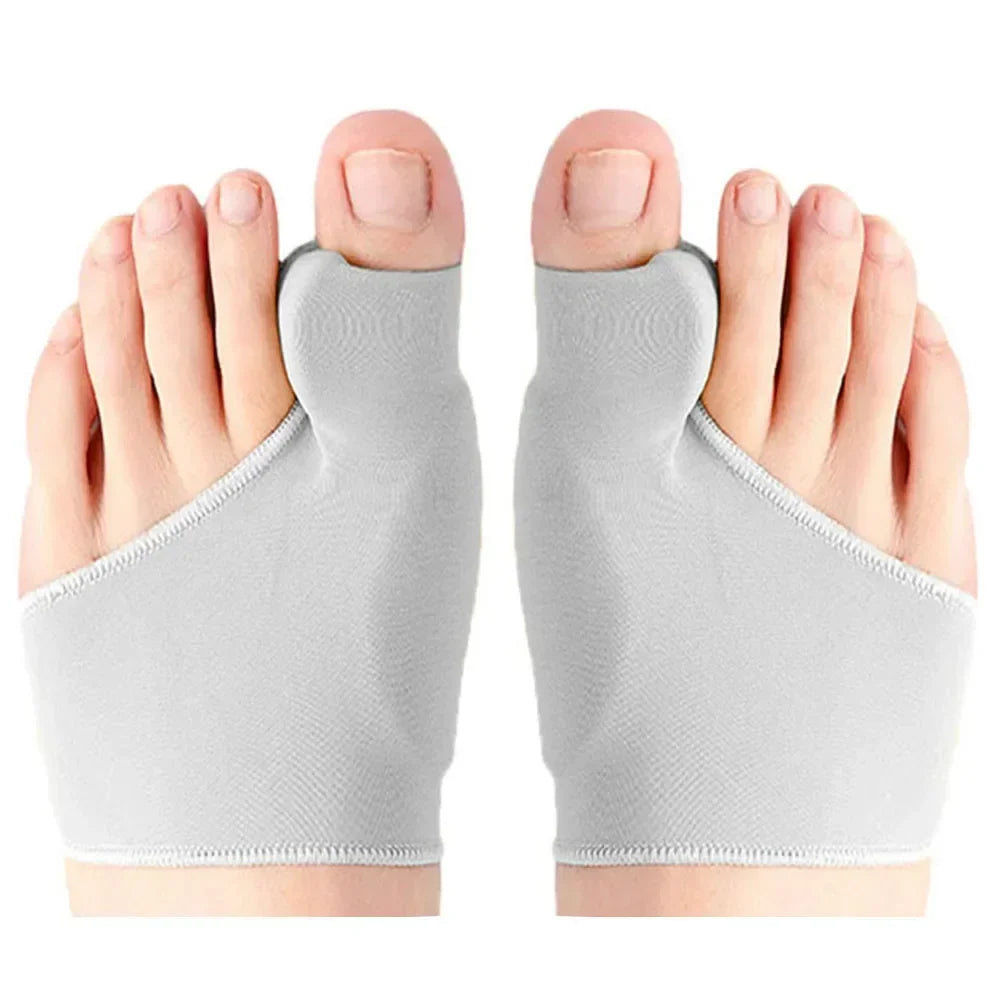 2PCS Toe Separators & Hallux Valgus Bunion Corrector – Foot Bone Adjusters, Pedicure Sock Straightener, Orthotics Correction Tools