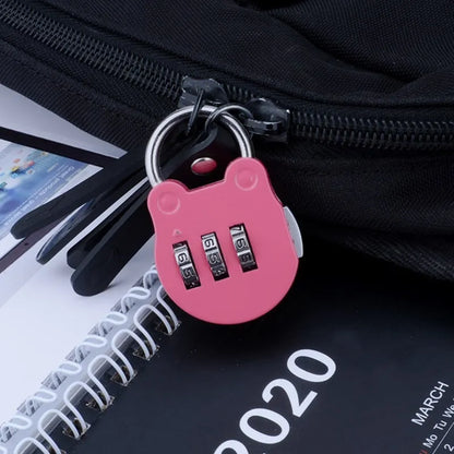 KK&FING 3-Digit Combination Padlock – Luggage, Gym Locker, and Drawer Safe Lock for Travel and Security