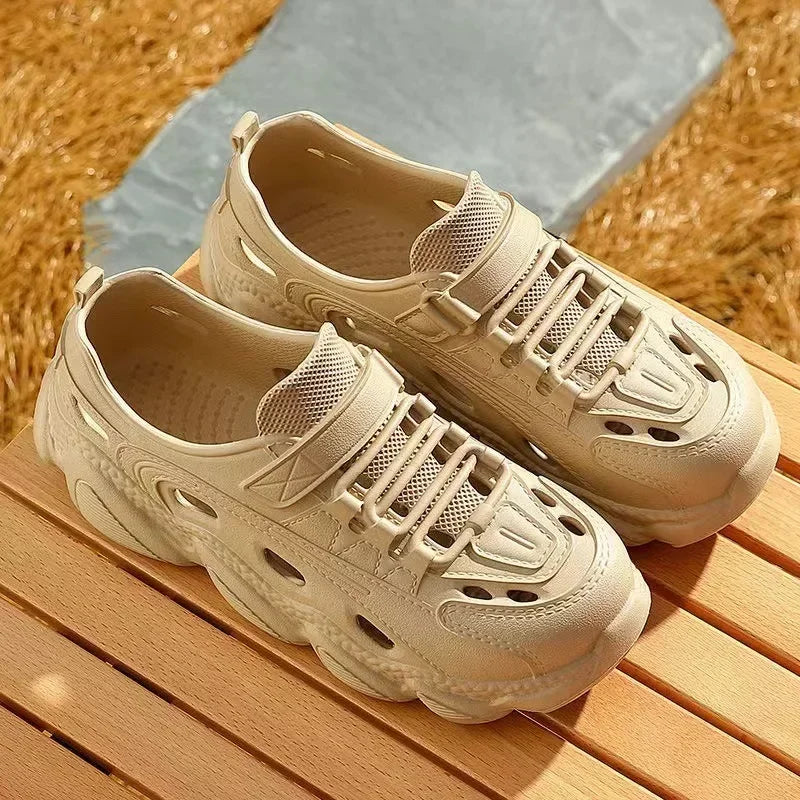Unisex EVA Non-Slip Outdoor Clogs – Thick Sole Breathable Fishing & Beach Sandals for Men and Women