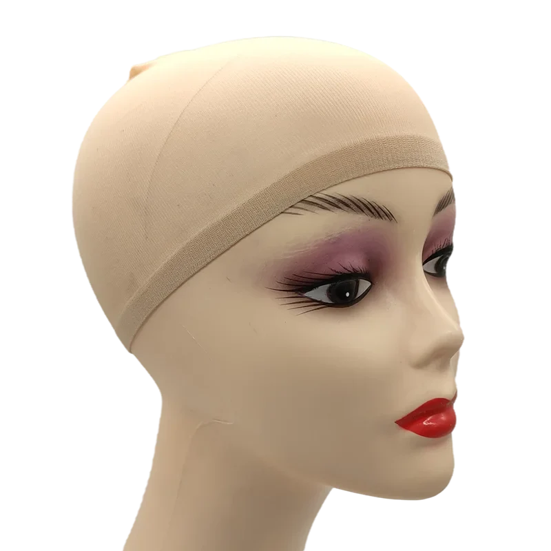 Ventilated Nylon Mesh Wig Cap – Stretchy, Breathable, Extra Thin Stocking Hairnets for Wigs, Available in 1/6/12 Bags