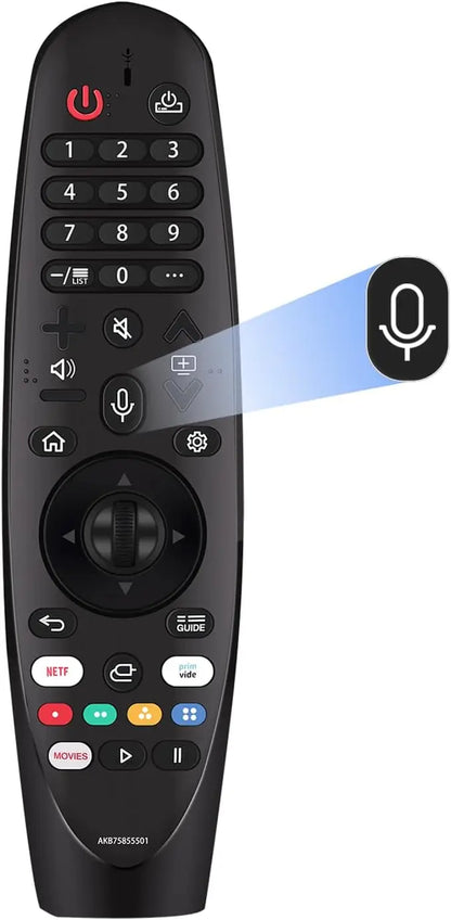 Replacement Remote Control for LG Smart TV - Voice Magic Remote with Voice Pointer for UHD, OLED, QNED LG TVs