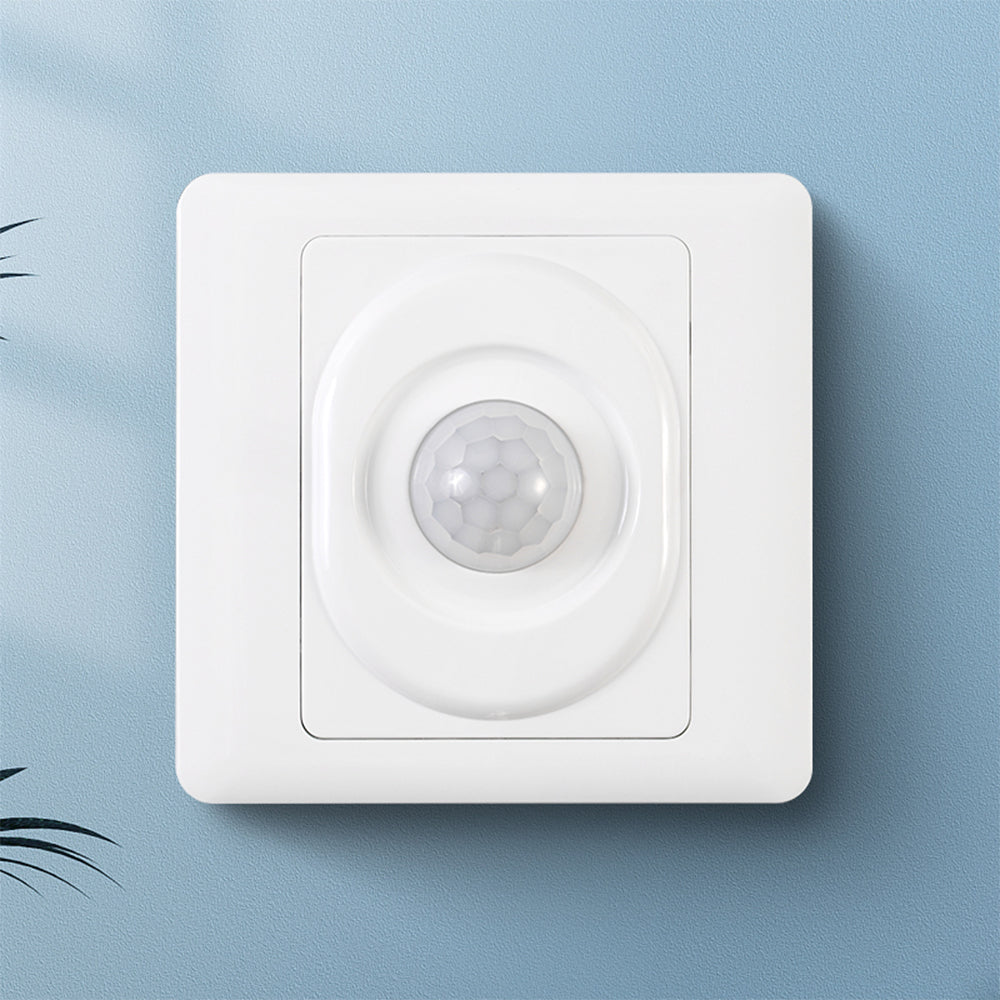 AC 220V LED PIR Motion Sensor Light Switch, Infrared Human Detection, Auto On/Off for Corridor & Staircase