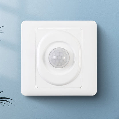 AC 220V LED PIR Motion Sensor Light Switch, Infrared Human Detection, Auto On/Off for Corridor & Staircase