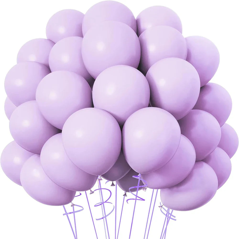 Baby Blue Latex Balloons Set (5–12 Inch, 10/20/30pcs) – Wedding, Baby Shower & Birthday Party Decorations in Mixed Colors