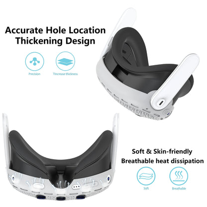 Silicone Protective VR Shell Cover for Meta Quest 3 – Full Protection VR Accessories