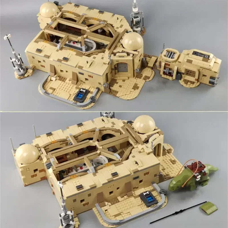 HOT TOY Mos Eisley Cantina Building Blocks – Compatible with 75290 DIY Toy Set for Birthday & Christmas Gifts