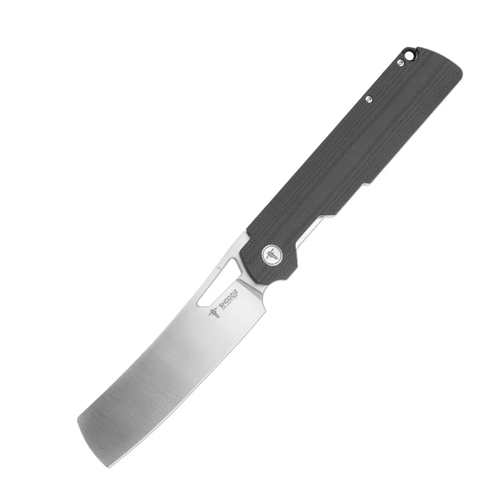 SHOOZIZ XUN120 XUN119 Folding Knife - D2 Steel Flax Handle Outdoor Camping EDC Pocket Tool