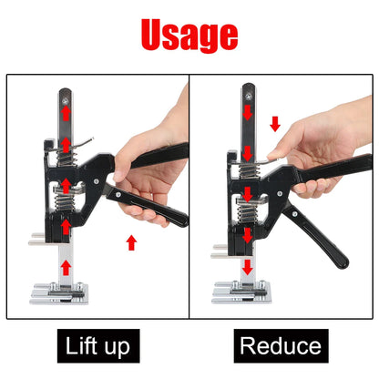 Multifunction Tile Height Adjuster Elevator Tool: Labor-Saving Arm Jack for Door Panel, Drywall Lifting - Hand Lifting Tool Lifter