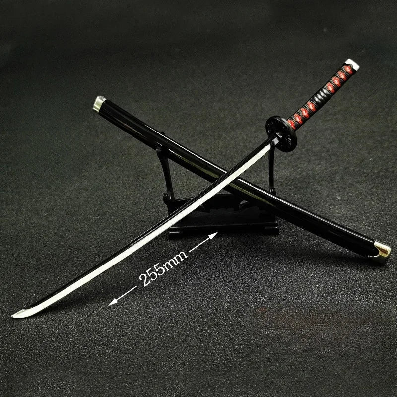 25cm Demon Slayer Katana – Kimetsu No Yaiba Real-Size Samurai Sword Anime Cosplay Prop & Home Decor